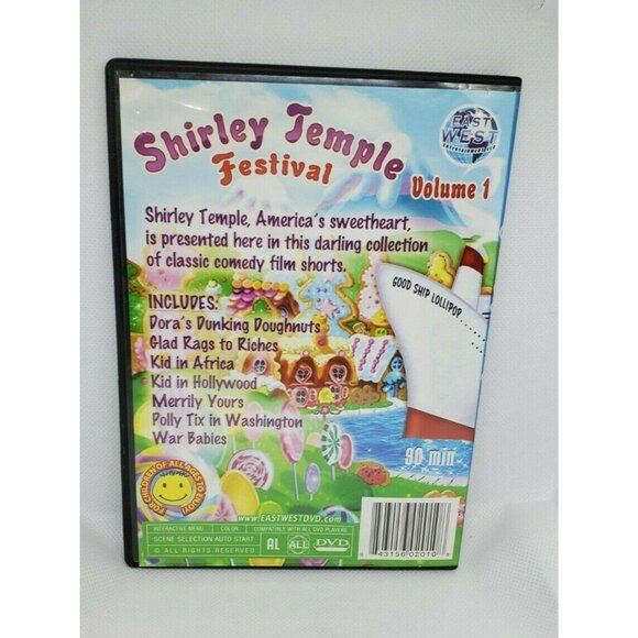 Shirley Temple Festival Volume 1 DVD – Clean, No Scratches, Classic Family Films - Picture 2 of 6